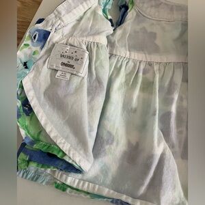 Gymboree Blue and Green Floral Dress